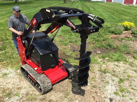 mini skid steer auger drives|mini skid steer auger attachment.